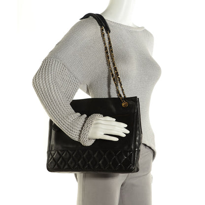 Chanel Lambskin Shoulder Bag Black 2 of 8