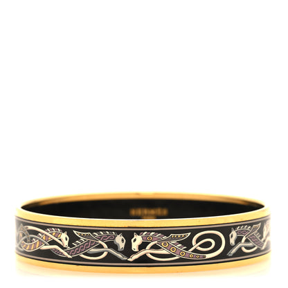 Hermes Enamel Printed Narrow Bracelet 70 1 of 6
