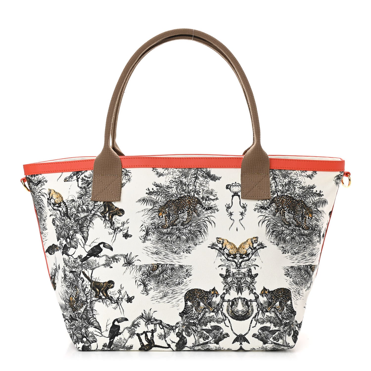 Hermes Canvas Equateur Petit H Shopping Tote 1 of 9