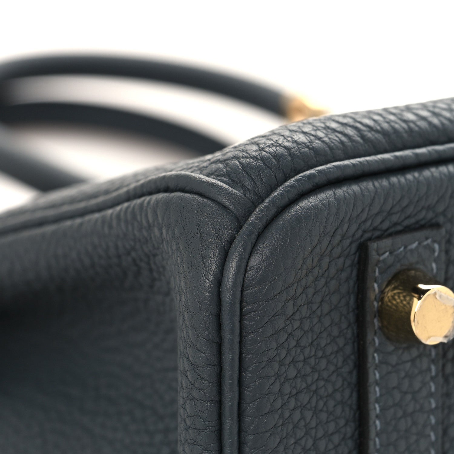 Hermes Togo Birkin 25 Gris Misty 8 of 12