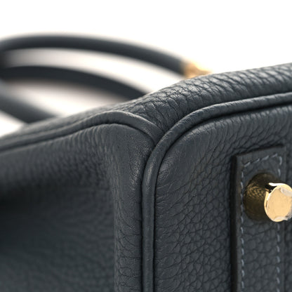 Hermes Togo Birkin 25 Gris Misty 8 of 12