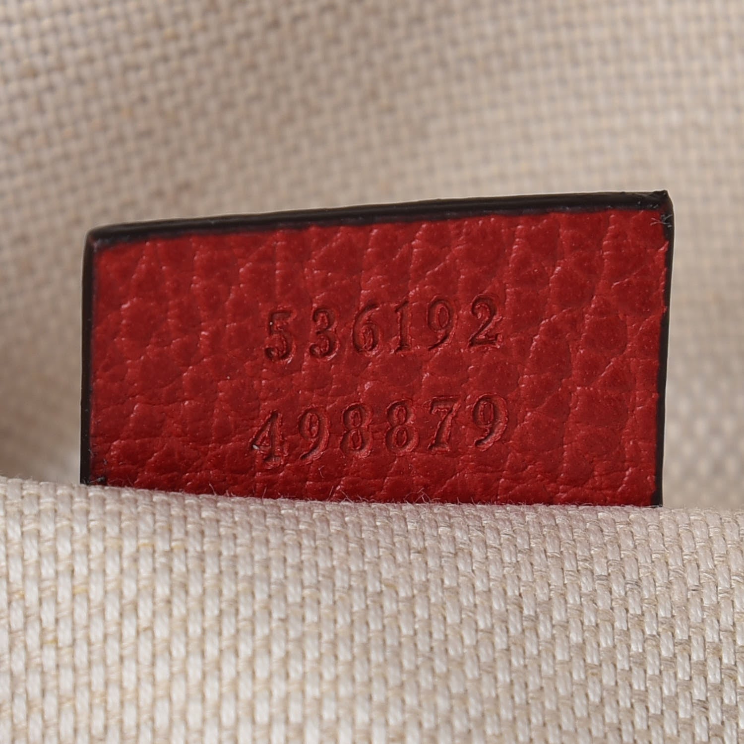 Gucci Pebbled Calfskin Soho Chain Backpack Red 9 of 9