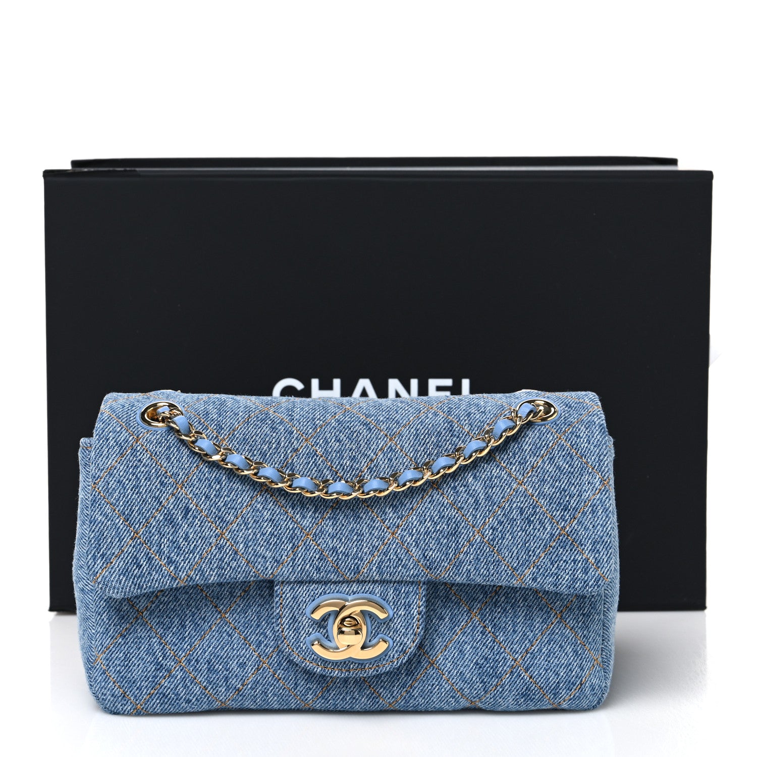 Chanel Denim Mini Souplissimo Flap Blue 11 of 11