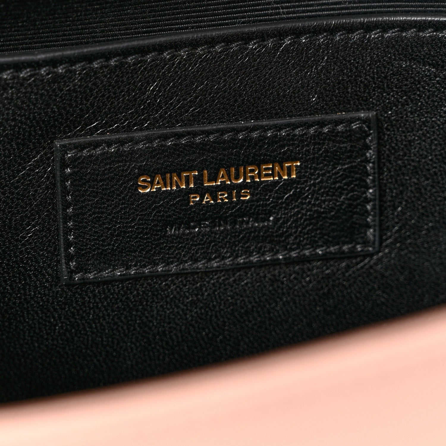Saint Laurent Calfskin Classic Monogram Cassandre Clutch Blush 6 of 10