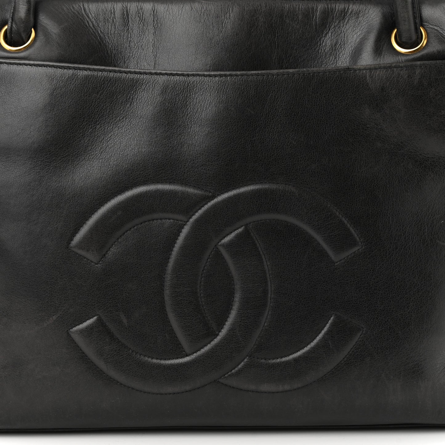 Lambskin CC Tote Black