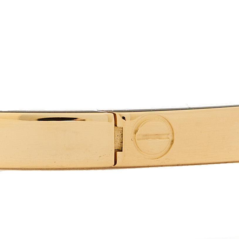 18K Yellow Gold Small LOVE Bracelet 16