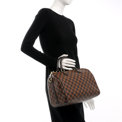 Louis Vuitton Damier Ebene Speedy Bandouliere 30 3 of 8