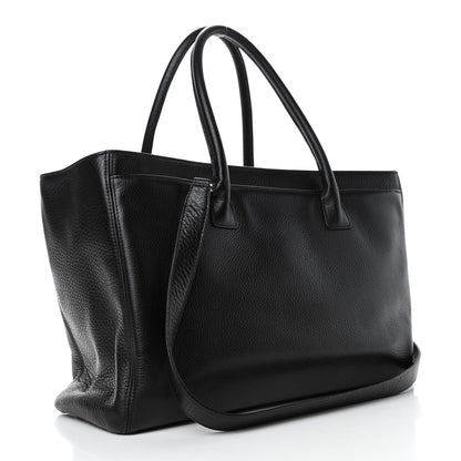 Chanel Calfskin Cerf Executive Shopper Tote Black 2 of 6