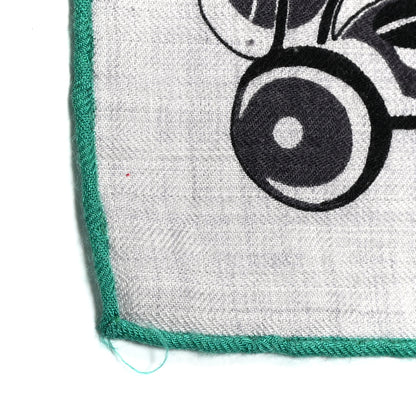 Hermes Cashmere Silk Mythiques Phoenix Coloriage Shawl 140 Gris Chine Black Vert 5 of 8