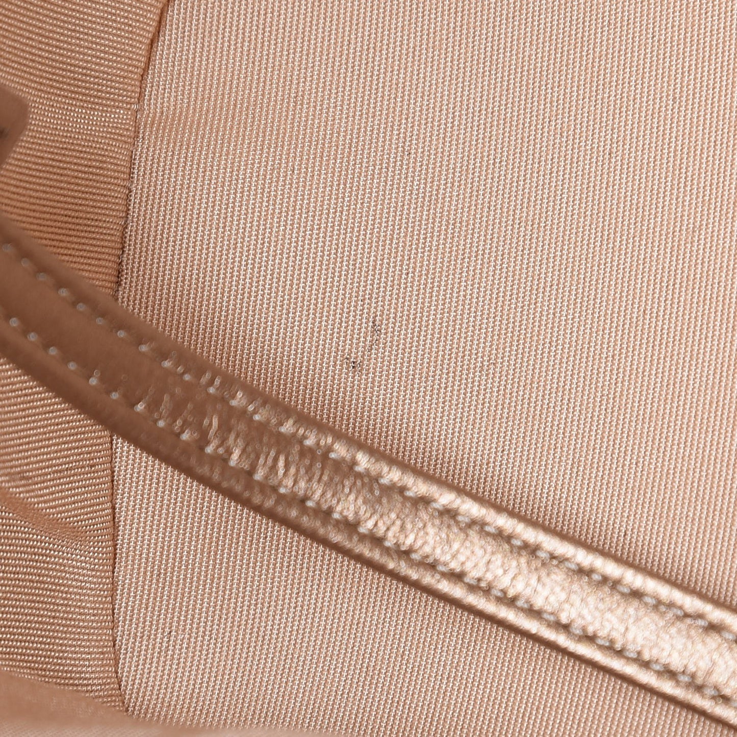 Metallic Lambskin Coco Pleats Drawstring Bag Gold