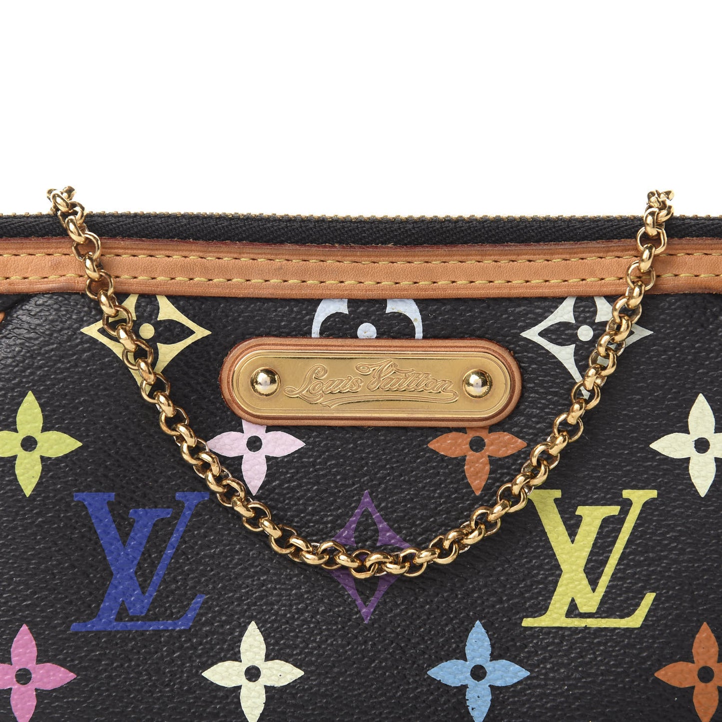 Monogram Multicolor Pochette Milla MM Black