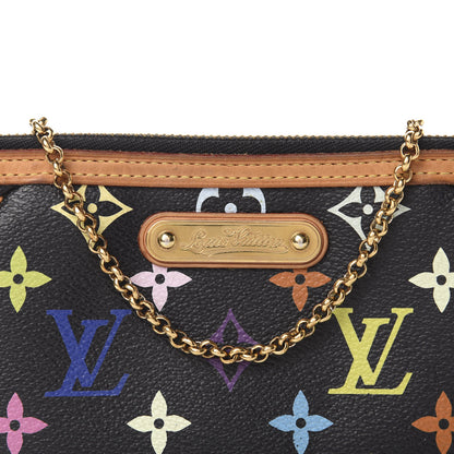 Louis Vuitton Monogram Multicolor Pochette Milla MM Black 10 of 11