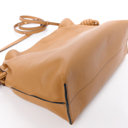 Loewe Calfskin Mini Flamenco Knot Clutch Oak 12 of 12