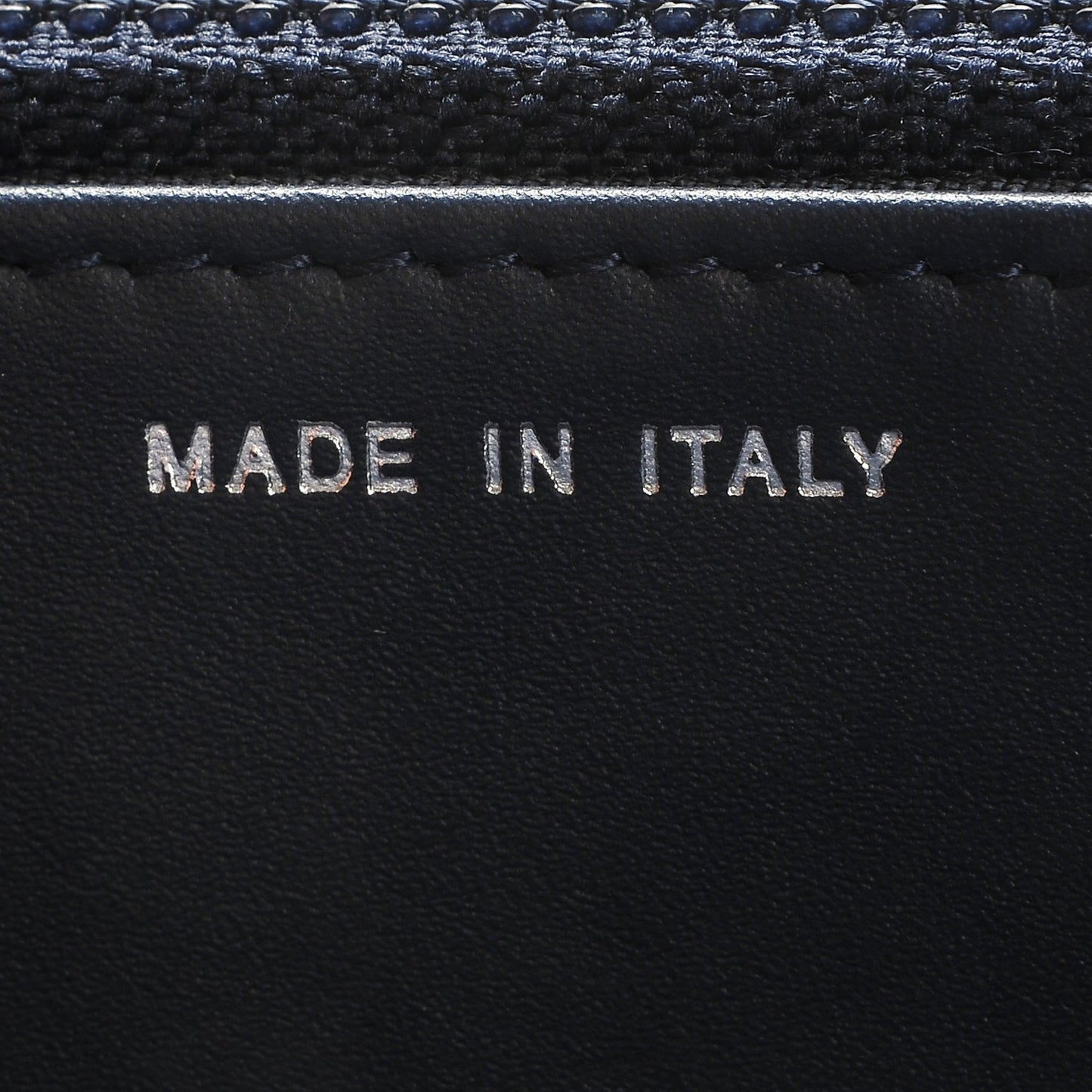 Caviar Chevron Wallet On Chain WOC Navy