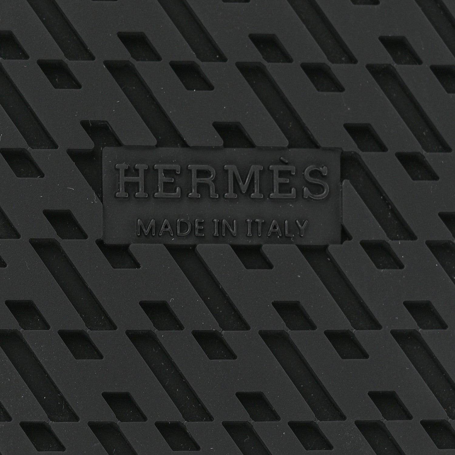 Hermes Calfskin Womens Chypre Sandals 37 Black 6 of 9