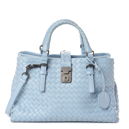Bottega Veneta Light Calf Intrecciato Small Roma Topazio 1 of 9