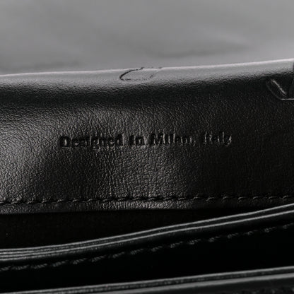 Off-White Calfskin Diag Small Binder Clip Crossbody Black 8 of 12