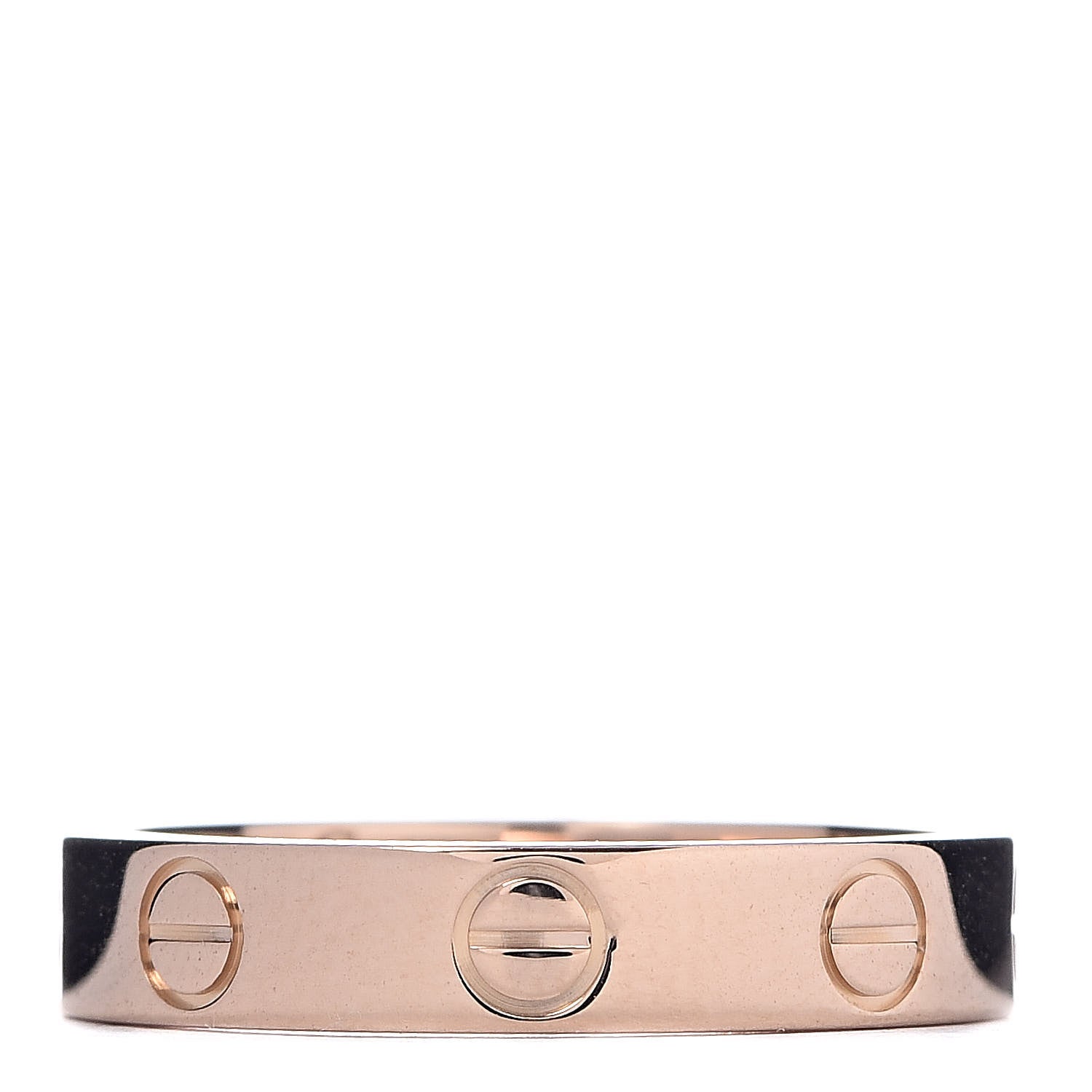 Cartier 18K Pink Gold 3.5mm LOVE Wedding Band Ring 50 5.25 1 of 4