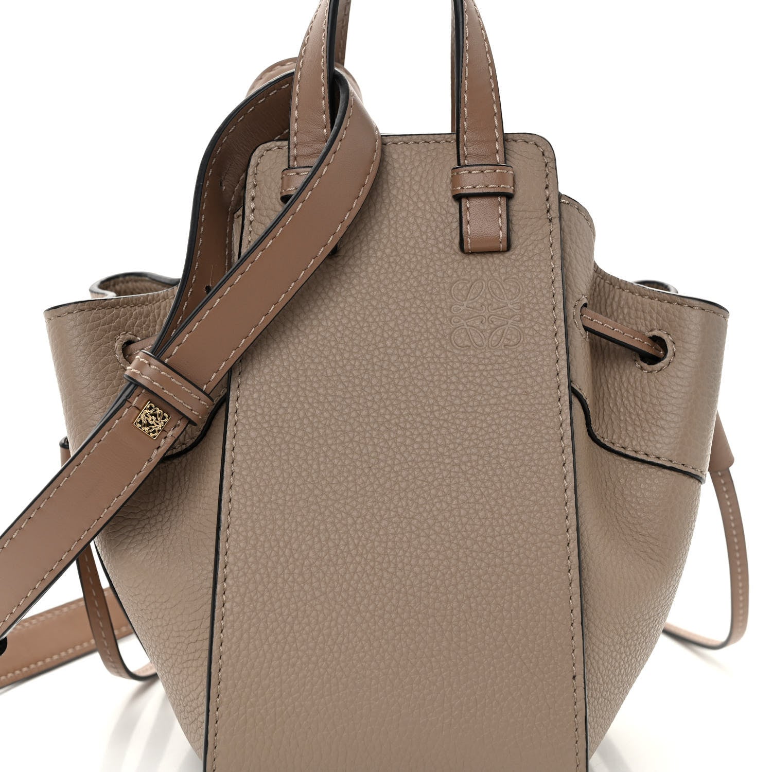 Loewe Calfskin Mini Hammock Shoulder Bag Sand Mink 7 of 9
