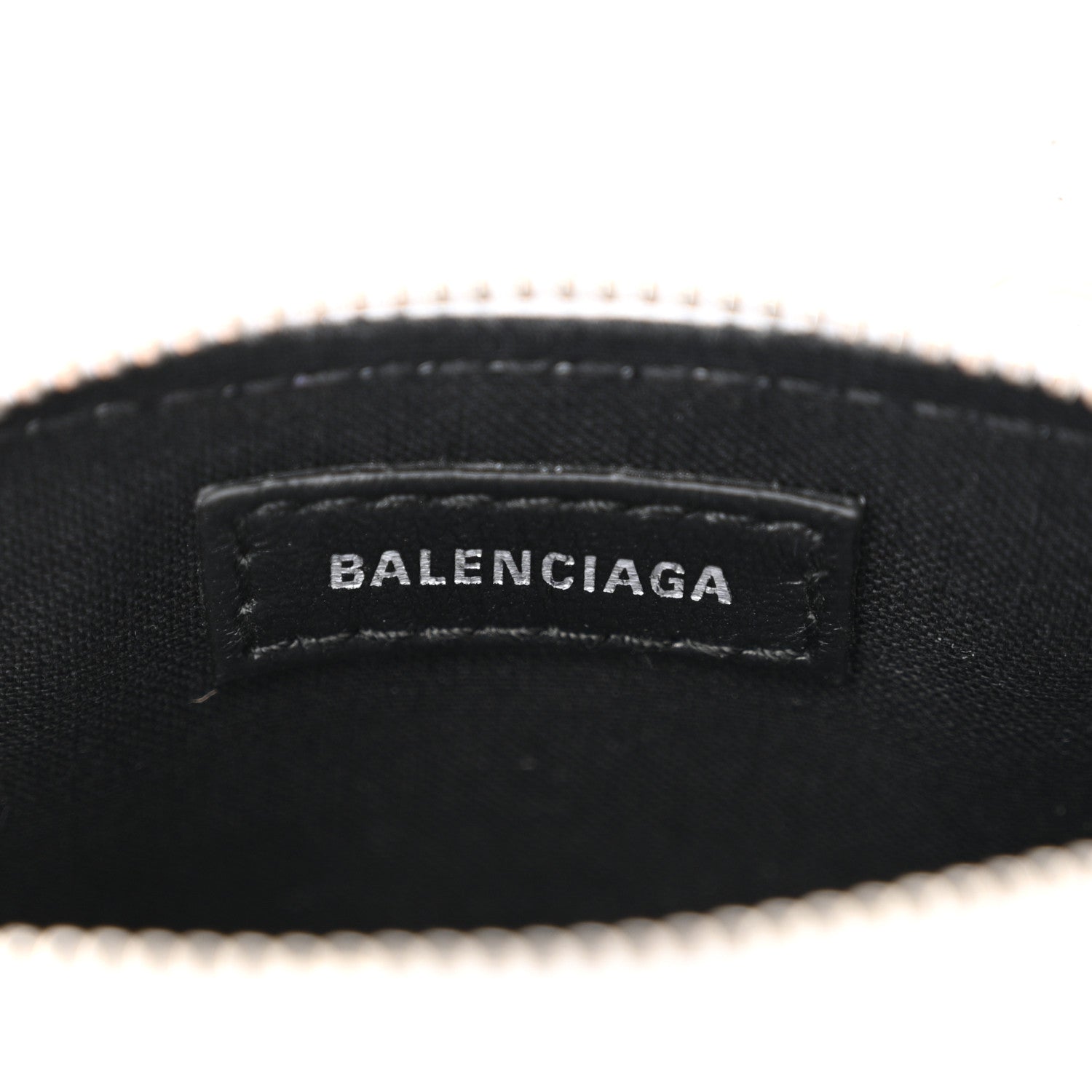 Balenciaga Calfskin Logo Crocodile Embossed Mini Ville Top Handle Bag White Black 6 of 10
