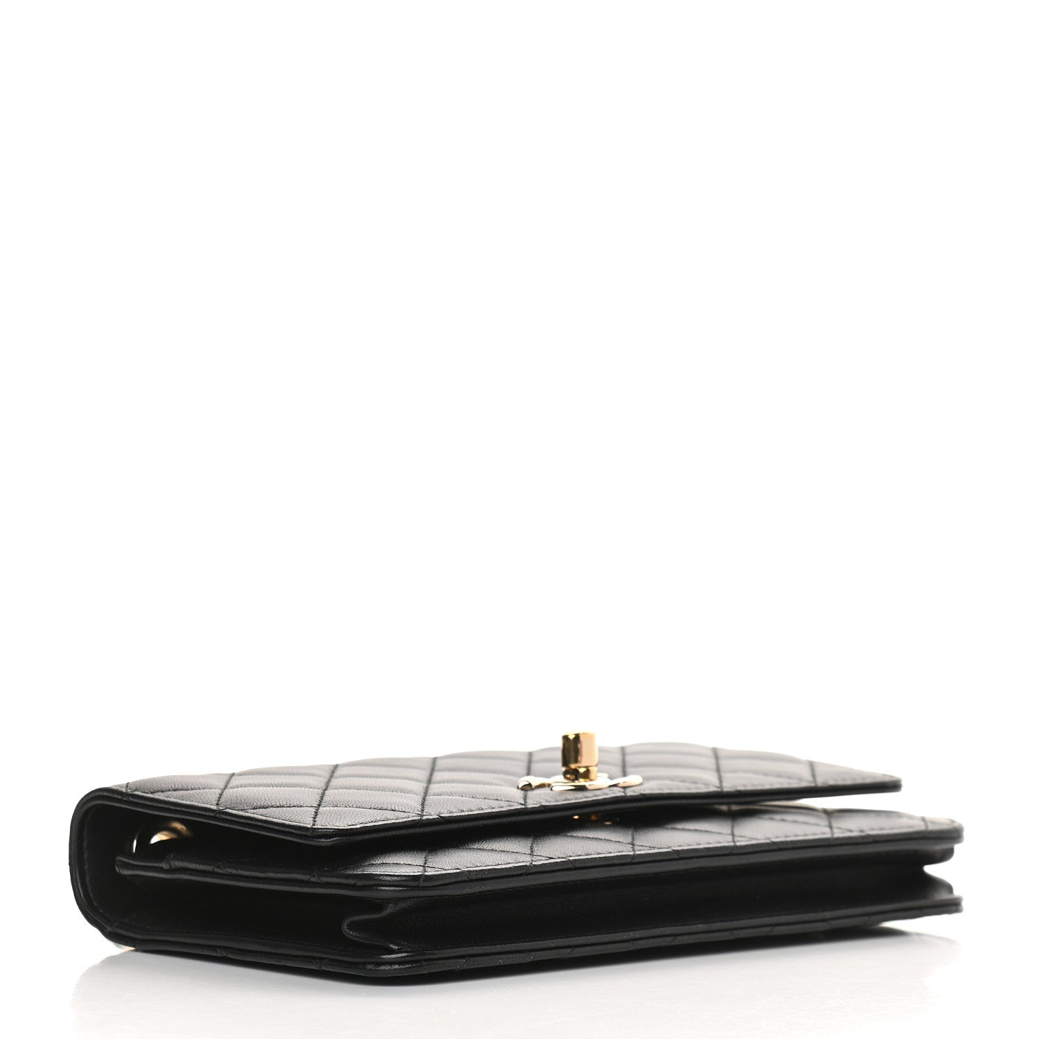 Chanel Lambskin Quilted Trendy CC Wallet On Chain WOC Black 3 of 9