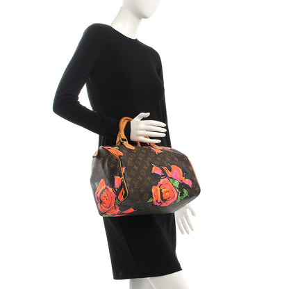 Louis Vuitton Monogram Roses Speedy 30 2 of 13