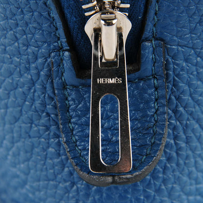 Hermes Taurillon Clemence Victoria II 35 Bleu De Galice 7 of 18