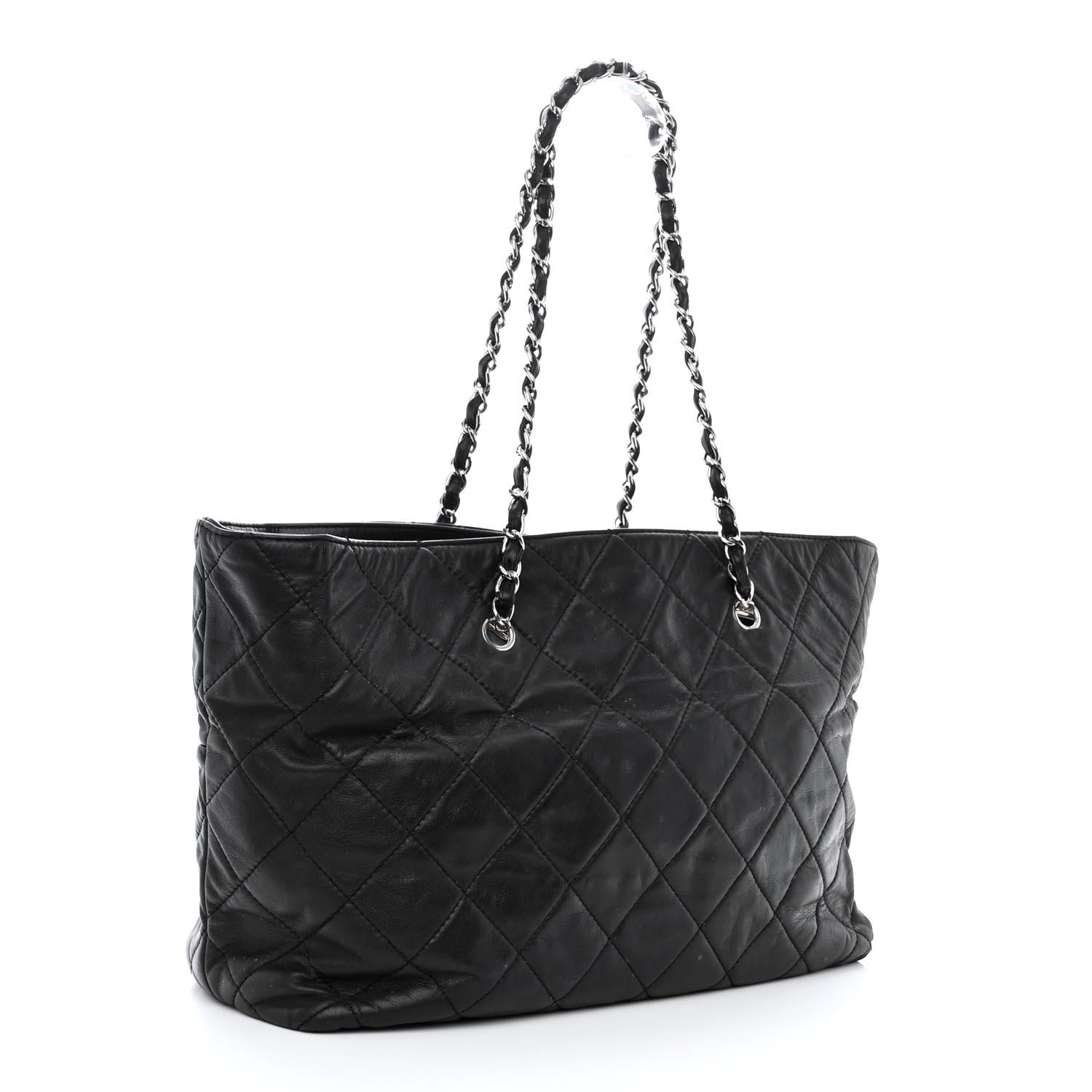 Chanel Calfskin Quilted Large In the Business Tote Black 3 of 11