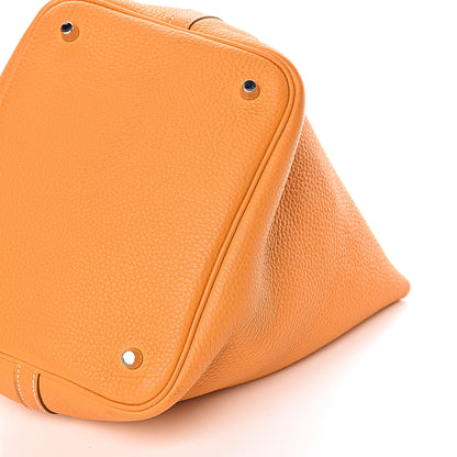 Hermes Taurillon Clemence Picotin Lock 22 MM Moutarde 13 of 13