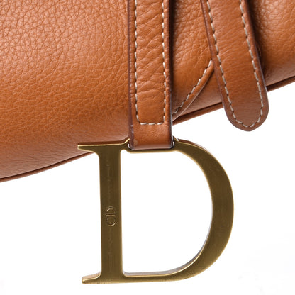 Christian Dior Calfskin Saddle Bag Tan 8 of 13