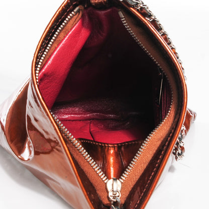 Chanel Patent Small Bon Bon Candy Wristlet Bronze 5 of 7