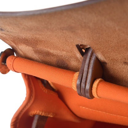 Hermes Vache Hunter Toile Herbag Zip 31 PM Orange 14 of 15