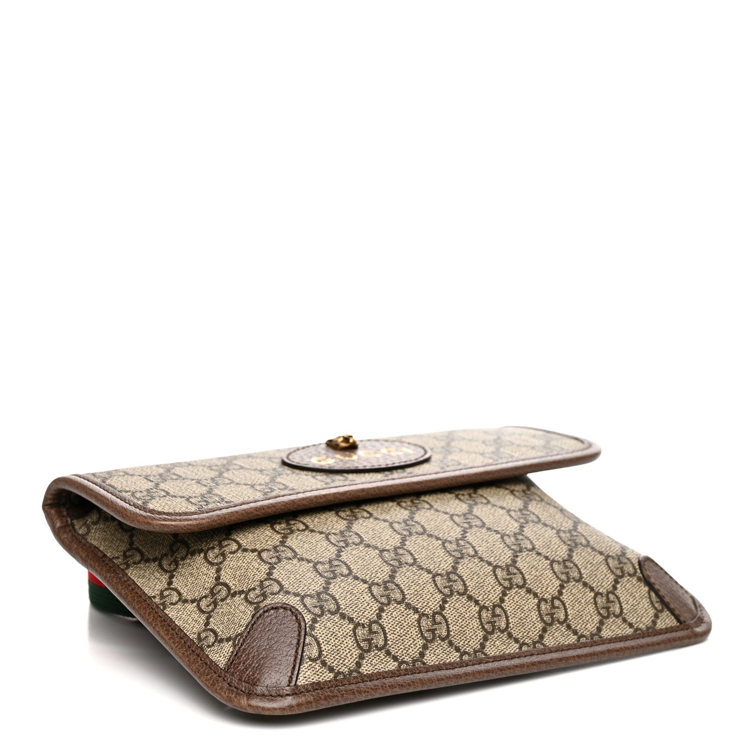 Gucci GG Supreme Monogram Neo Vintage Web Belt Bag Brown 4 of 11