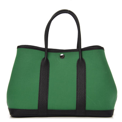 Hermes Toile Officier Negonda Garden Party 30 TPM Cactus Black 1 of 7
