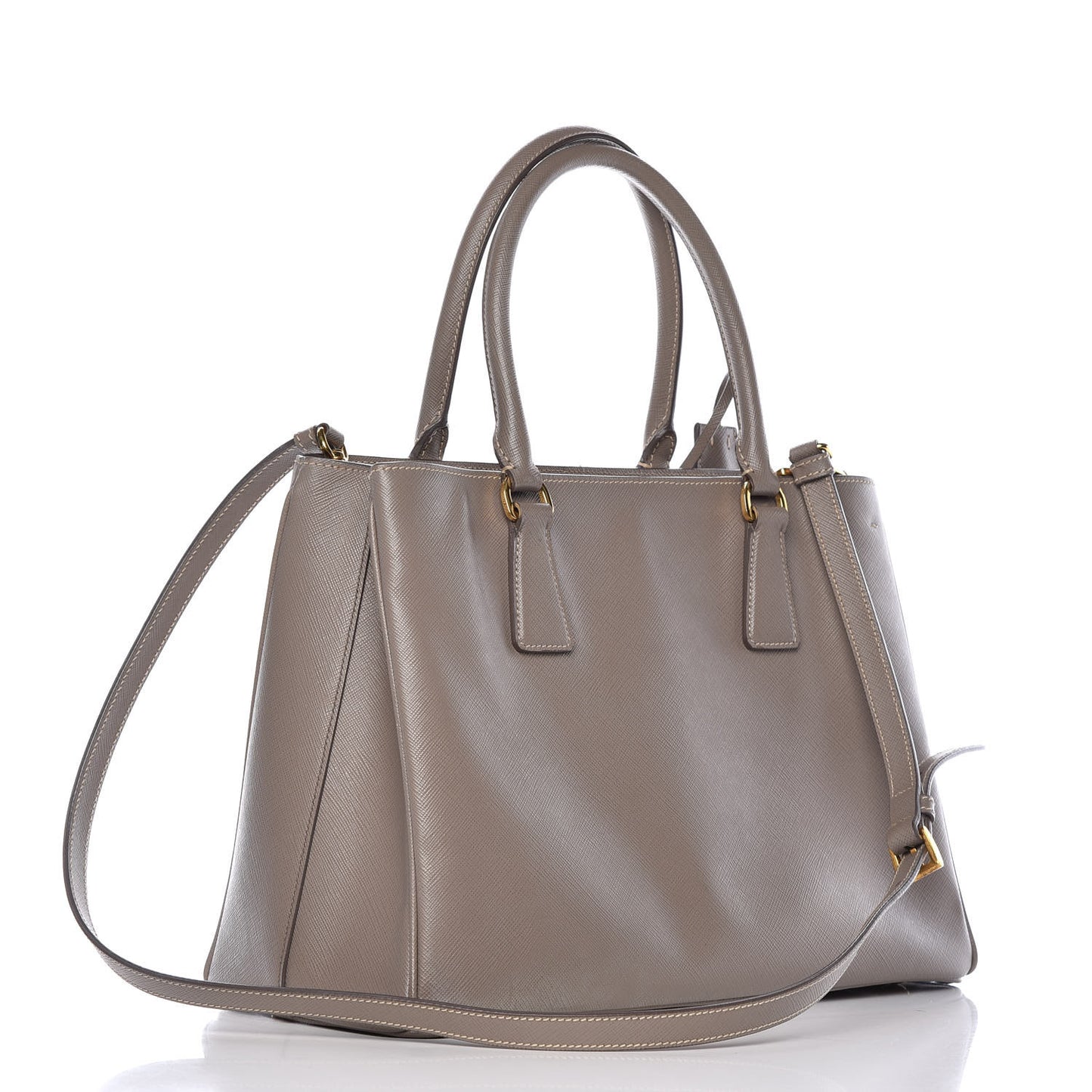Saffiano Lux Medium Tote Argilla