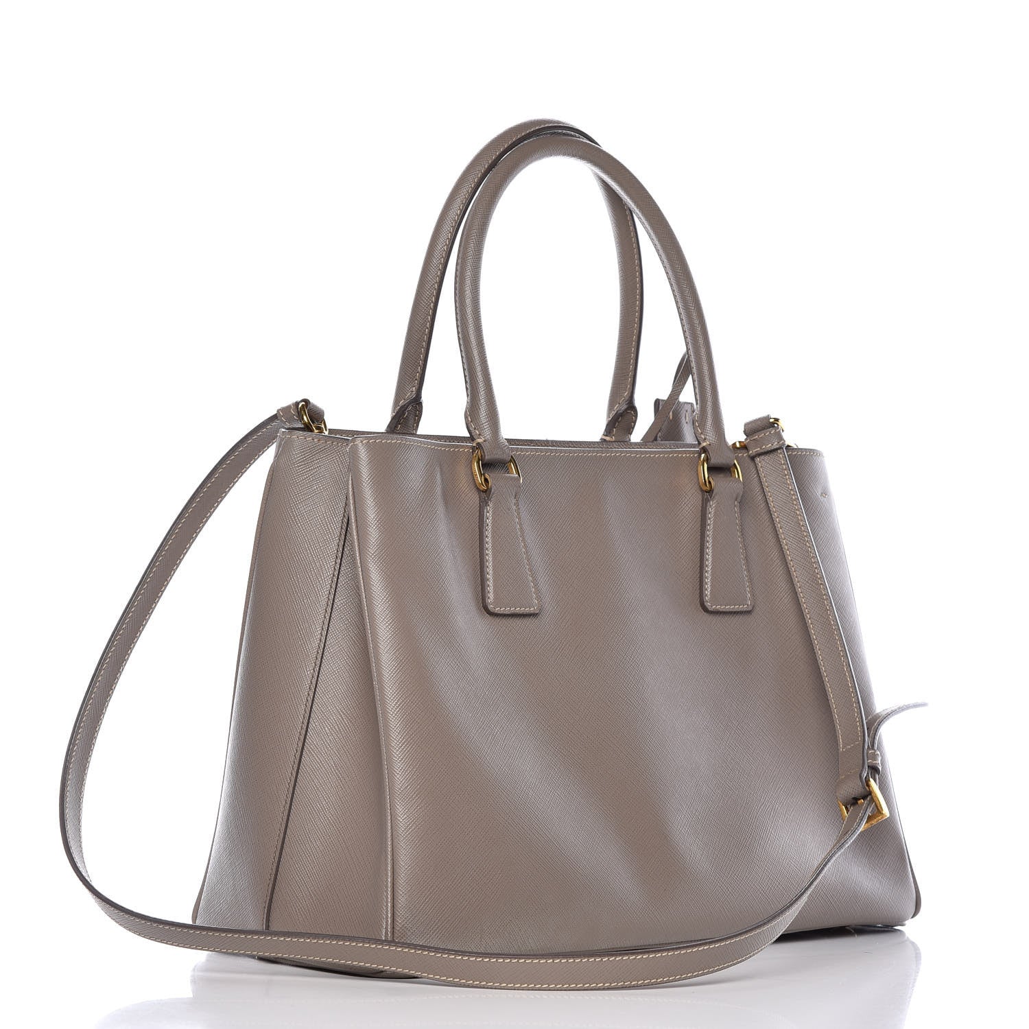 Prada Saffiano Lux Medium Tote Argilla 3 of 10