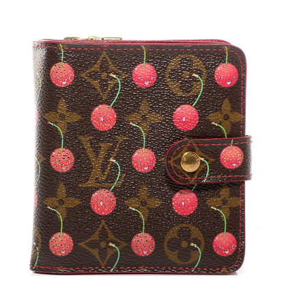 Louis Vuitton Monogram Cerises Compact Zippe Wallet 1 of 7