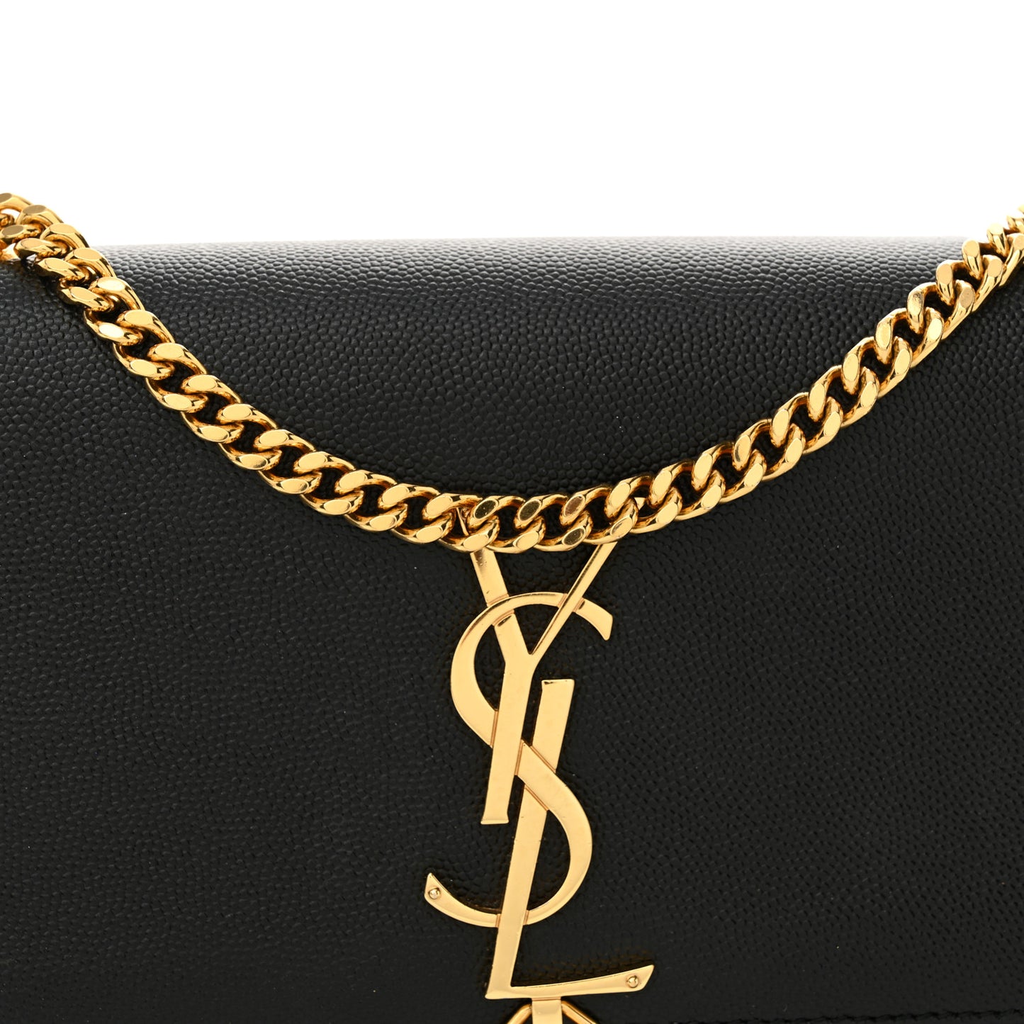Grain De Poudre Small Classic Monogram Kate Tassel Satchel Black