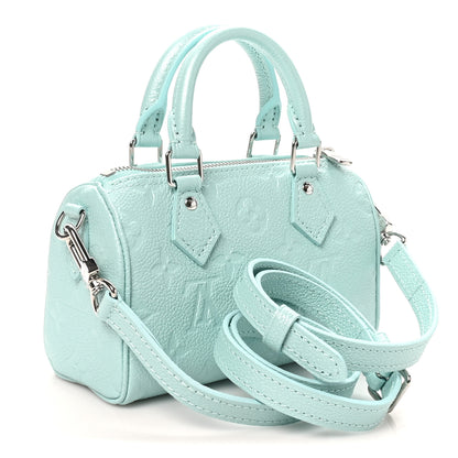 Louis Vuitton Empreinte Monogram Nano Speedy Pearly Lagoon Turquoise 3 of 9
