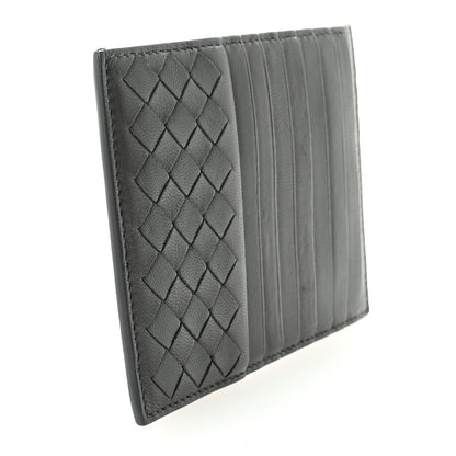 Bottega Veneta Nappa Intrecciato Zip Card Holder Grey 3 of 8