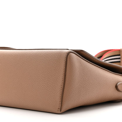 Burberry Grainy Calfskin Note Crossbody Bag Beige 9 of 9