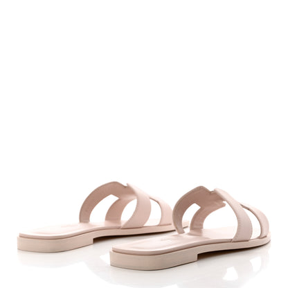 Hermes Box Calfskin Oran Sandals 36 Bois De Santal 4 of 8