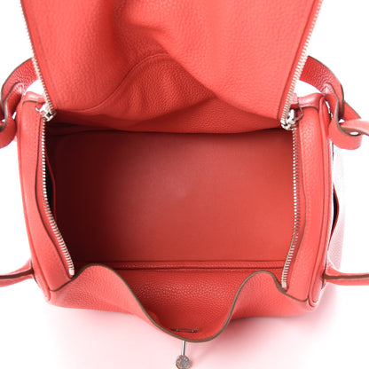 Hermes Taurillon Clemence Lindy 30 Rose Jaipur 5 of 14