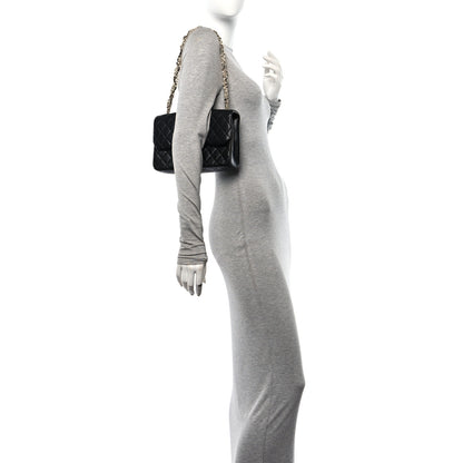 Chanel Lambskin Medium Westminster Pearl Flap Black 2 of 11