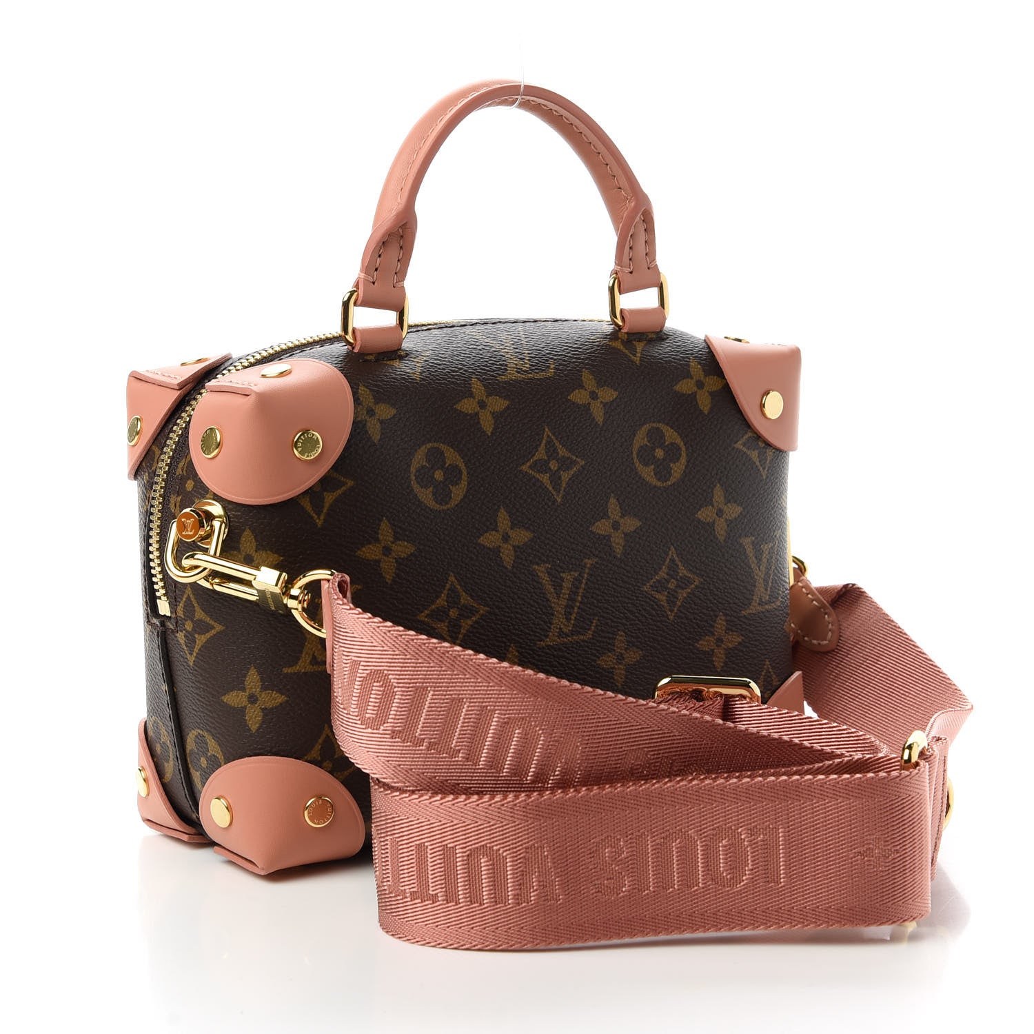 Louis Vuitton Monogram Petite Malle Souple Peach 3 of 11