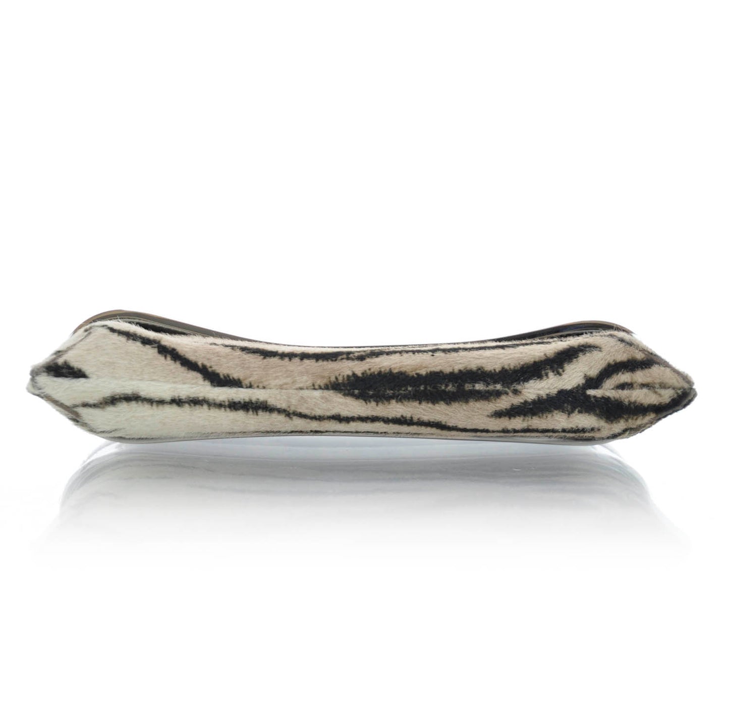 Calf Hair Leopard Print Daphne Clutch