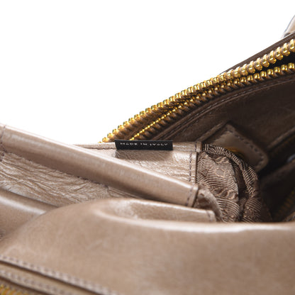 Prada Vitello Shine Shopping Satchel Argilla 8 of 23