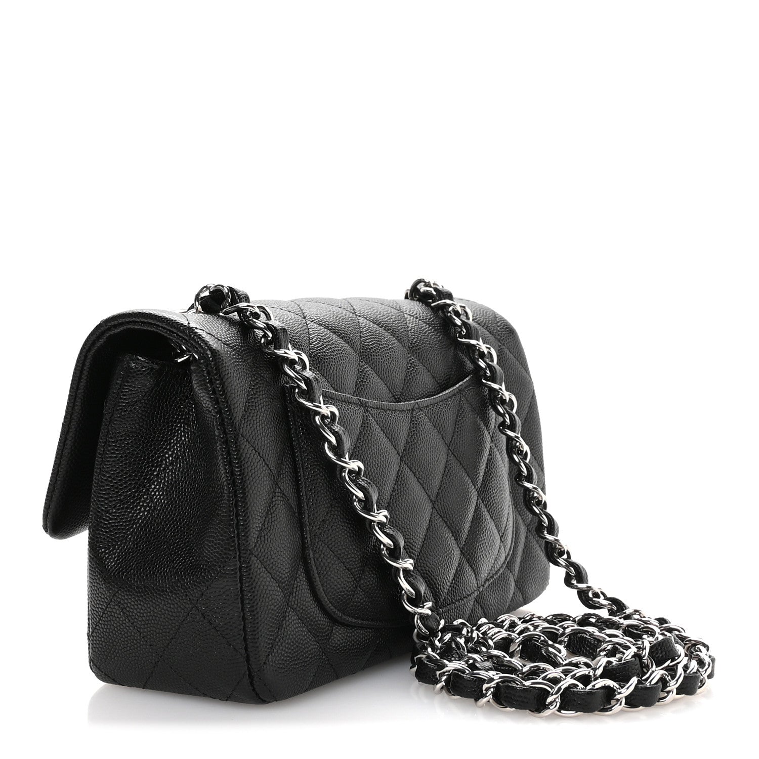 Chanel Caviar Quilted Mini Rectangular Flap Black 3 of 11