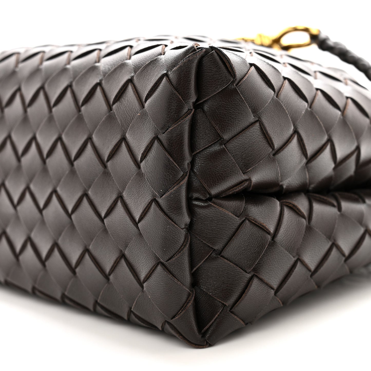 Nappa Intrecciato Small Andiamo Shoulder Bag Fondant