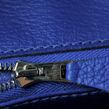 Hermes Togo Birkin 30 Bleu Electrique 18 of 87